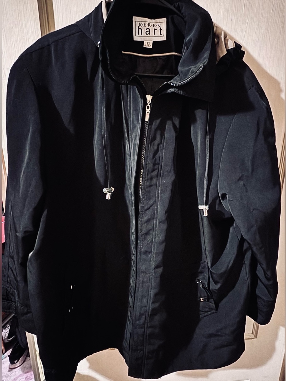 KEREN hart by Alex — Black Hooded Jacket (2X)